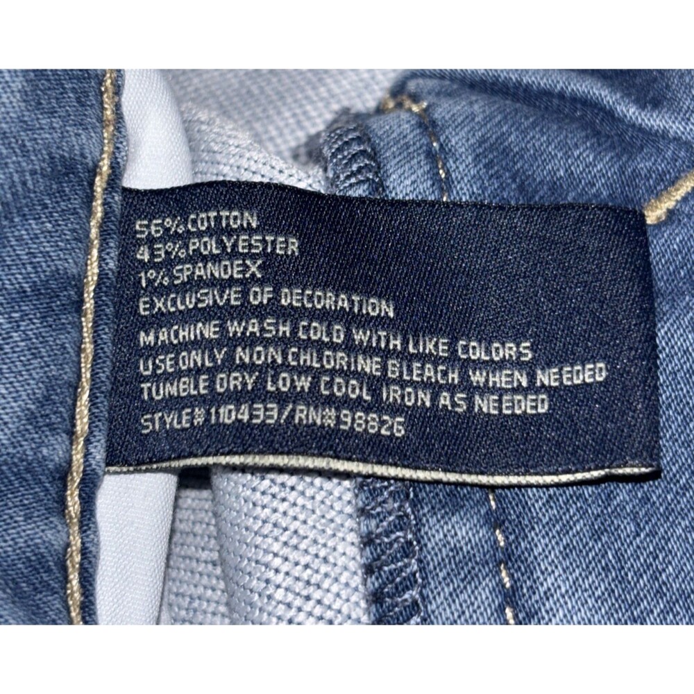 USPA U.S. Polo Assn. Straight Jeans Men's 34x32 (36x31) Light Blue Denim Jeans - Picture 4 of 7